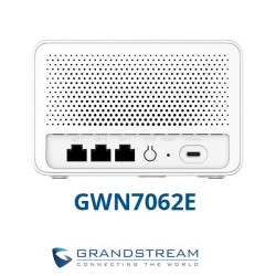Router GrandStream GWN7062E WiFi6 802.11ax Doble banda 2,4G 2x22 y 5G 3x32 con tecnología MU-MIMO