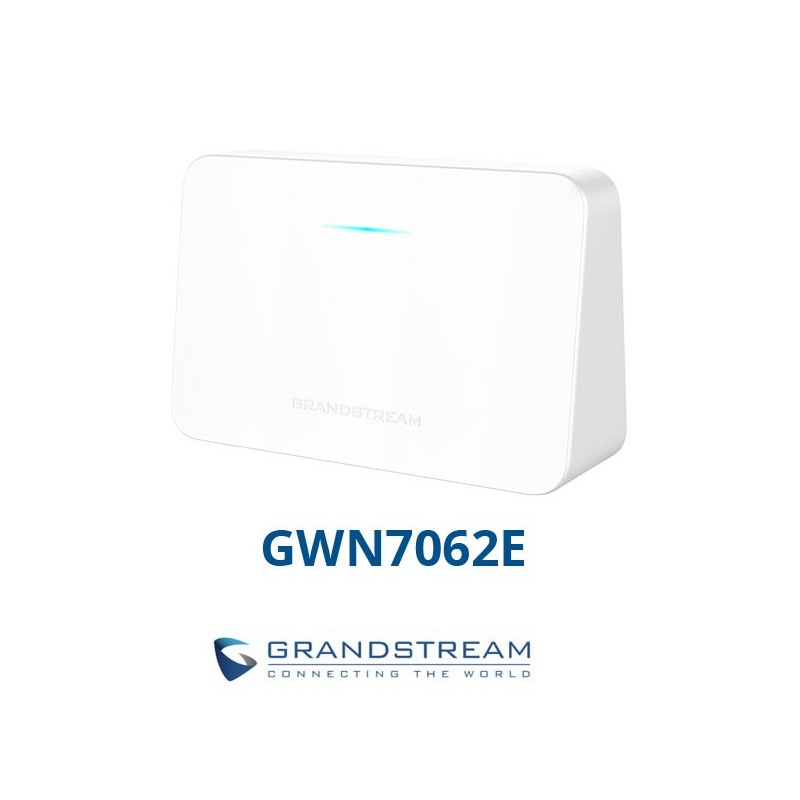 Router GrandStream GWN7062E WiFi6 802.11ax Doble banda 2,4G 2x22 y 5G 3x32 con tecnología MU-MIMO