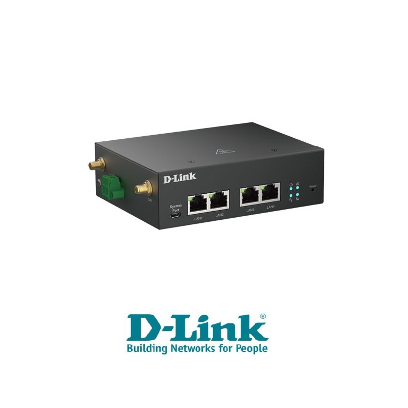 Módem Router DLink 5G DWM314G 5G MultiConnect Modem 4 x Gigabit Ethernet Dual 3FF MicroSIM slots