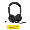 Auricular Jabra Bluetooth Evolve2 55 Binaural con Dongle USB C
