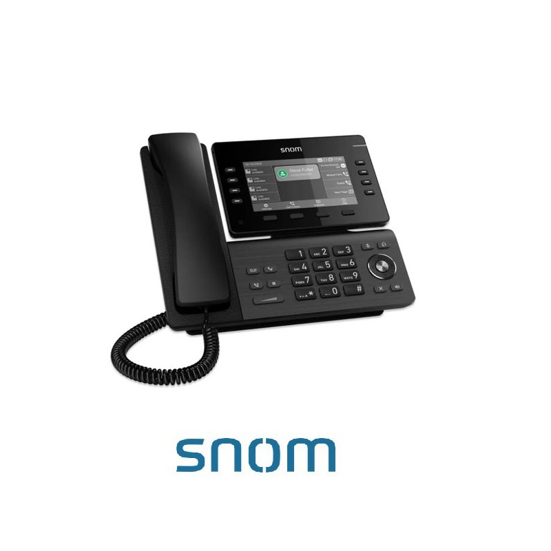 Teléfono SIP Sobremesa Snom D812 12 Cuentas SIP 12 llamadas simultámeas