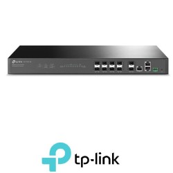 OLT TpLink GPON de 8 puertosChipset BroadcomESPECIFICACIONES 8 puertos SFP GPON 2 puertos uplink SFP de 10 Gbps