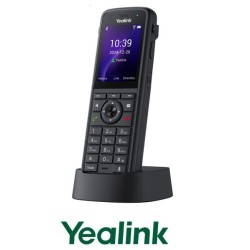 Teléfono Inalámbrico WiFi Yealink AX86R WiFi6, 4 Cuentas SIP Bluetooth 5.0, Pantalla Color.