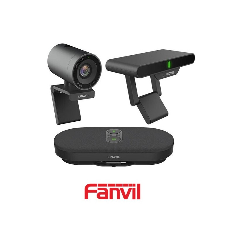 Sistema Videoconferencia Fanvil CA400 Encuadre Automático Cámara UVC Retransmisión de pantalla inalámbrica 4K UHD