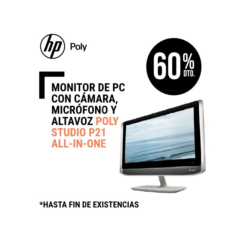 Pantalla Ordenador Poly Studio P21  AllInOne 1920x1080p  21 MP