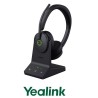 Auricular Inalámbrico DECT Yealink WH68 con Base Binaural USB A Versión Teams