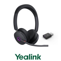 Auricular Inalámbrico DECT Yealink WH68 Hybrid  Binaural USB A Versión Teams