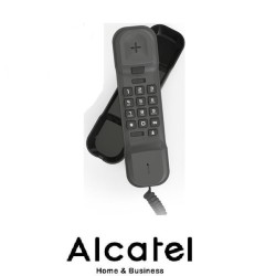 Teléfono Analógico Alcatel Temporis T06 Negro Montaje sobremesa y mural