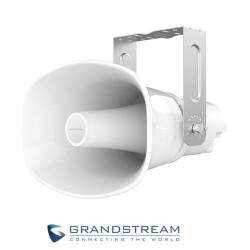 Altavoz Grandstream de bocina SIP Multicast de comunicación bidireccional que entrega audio cristalino HD gracias a su altavoz de 50W.