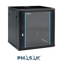 Rack mural 19" Phasak Pro  9U  600x450 MONTADO Altura Ext.497mm (400mm Int)  PHO 2109