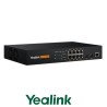 Yealink RCH80 Conmutador AV administrado basado en web L2+ de 8 puertos Diseñado específicamente para entornos profesionales de AV sobre IP.