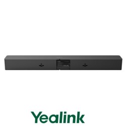 Barra de Sonido Yealink para videoconferencia, Estéreo dos altavoces para cubrir sus salas de reuniones medianas y grandes. Compatible con PoE.