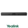 Barra de Sonido Yealink para videoconferencia, Estéreo dos altavoces para cubrir sus salas de reuniones medianas y grandes. Compatible con PoE.