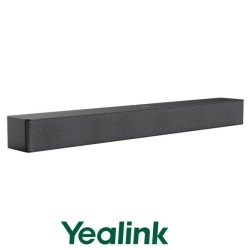 Barra de Sonido Yealink para videoconferencia, Estéreo dos altavoces para cubrir sus salas de reuniones medianas y grandes. Compatible con PoE.