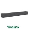 Barra de Sonido Yealink para videoconferencia, Estéreo dos altavoces para cubrir sus salas de reuniones medianas y grandes. Compatible con PoE.