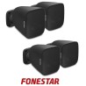 Conjunto Fonestar de sonorización de sala Compuesto Amplificador MAX-240Z,  Altavoz SONORA-3TN  4 unidades y Subwoofer POWERBASS-8TN.