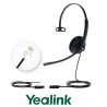 Auricular Yealink YHS34 Monoaural RJ9 Almohadilla simil cuero