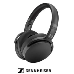 Auricular Sennheiser Adapt 360 Negro Dongle Bluetooth USB A Cable USB C y Jack 3,5mm, Multipunto con ANC.