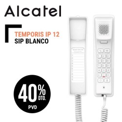Teléfono Alcatel Temporis IP 12  Blanco 2 Cuentas SIP 10/100 Mps Montaje Mural