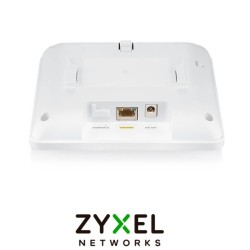 Punto de Acceso Interior WiFi7 BE6500 24GHz 2x22 5 or 6GHz 4x42 MUMIMO Dual Radio 24 and 5 or 6GHz 1 x 25G LAN Ports PoE 8023at StandaloneNebula Cloud Incluye Power Adapter