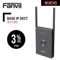 Base Fanvil DECT IP Linkvil W710D 20 cuentas SIP