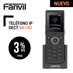 Teléfono dect Fanvil Linkvil W610D pantalla a color compatible con W710D