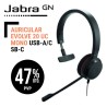 Auricular Jabra EVOLVE 20 UC Mono USB A/C.