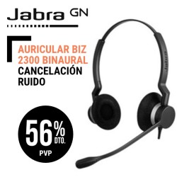 Auricular Jabra Biz 2300 Binaural Cancelación Ruido