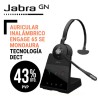 Auricular Inalámbrico Jabra Engage 65 SE Monoaura Tecnología Dect