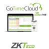 Cuota anual recurrente Gotime hasta 100 usuarios. Permite el fichaje en terminal físico compatible, URL y/o APP indistintamente
