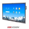 Monitor Interactivo Hikvison 86", 4K, Android 14 (EDLA),  memory 8GB, build-in 128GB storage,  45 points infrared touch, Built-in 8 MP camera with AI function, and 8 microphone arrays