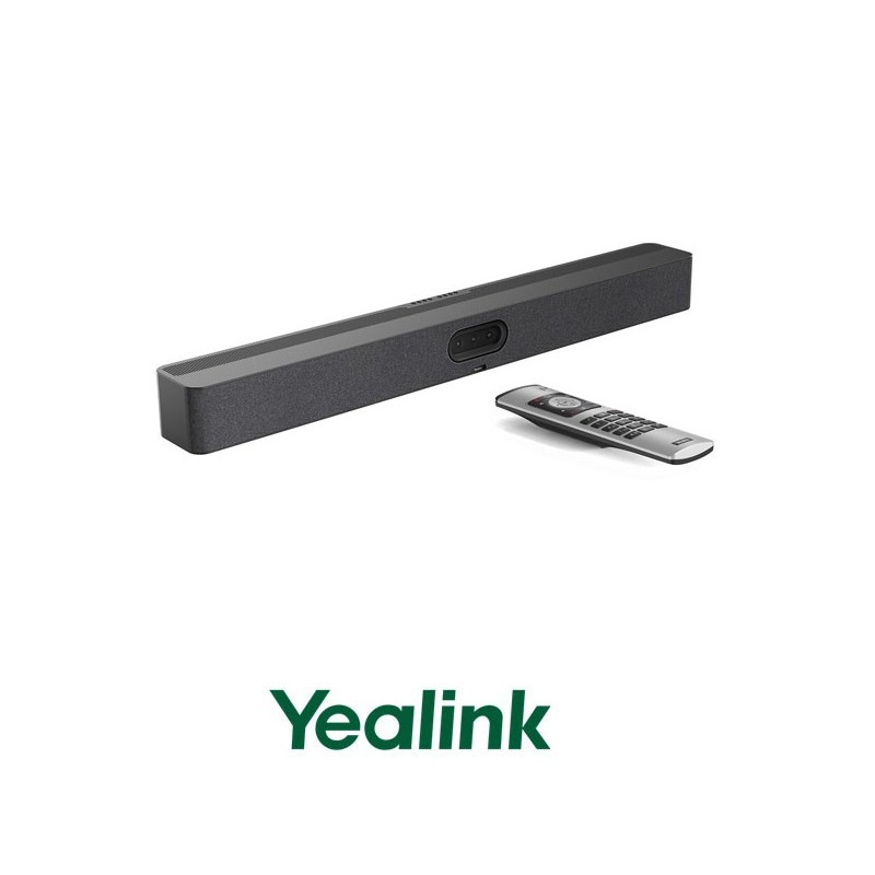 Yealink A50 all in one bar. VCR11 Remote control. Leading Platform Collaboration Bar for medium to large rooms. 2 Year warranty.