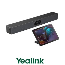 Yealink Collaboration Bar for focus room. A25 colaboration bar, CTP25 touch console. 2 year hardware warranty.