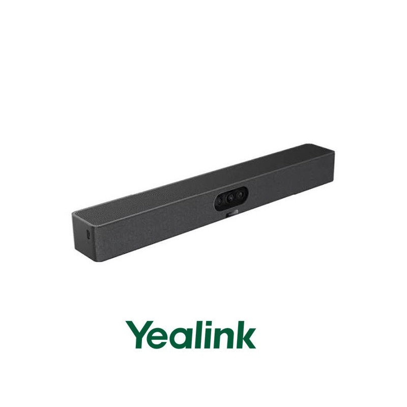 Yealink Collaboration Bar for focus room. A25 colaboration bar, VCR11 remote control. 2 year hardware warranty.