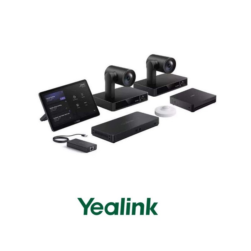 Native Zoom Rooms system for  ProAV  rooms. 3x S80 quad-eye Intellient camera, VCR20 remote control, Yealink MCoreKit-C5 (with MCore Pro mini-PC, MTouch Plus and RoomSensor) 1x AVHub,1x MVC-BYOD-Extender.