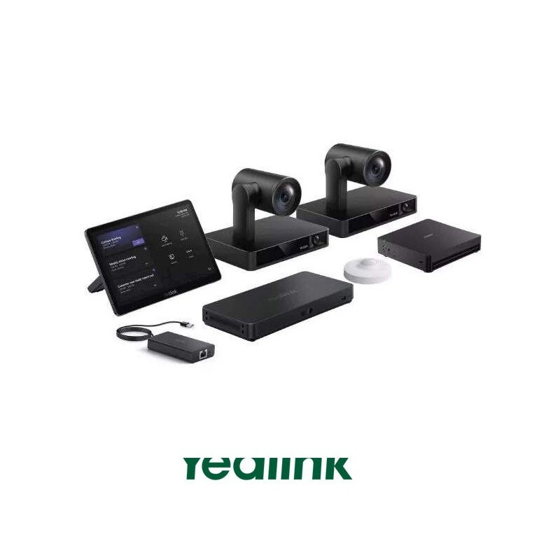 Native Zoom Rooms system for ProAV rooms. 2x UVC86 dual-eye Intellient camera, VCR20 remote control, Yealink MCoreKit-C5 (with MCore Pro mini-PC, MTouch Plus and RoomSensor) 1x AVHub,1x MVC-BYOD-Extender.