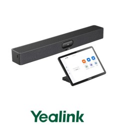 Yealink Native Zoom Room system for Small-to-medium rooms. 1x  Meetingbar A50, MCoreKit-C5U (with MCore4 mini-PC, MTouch Plus and  RoomSensor)