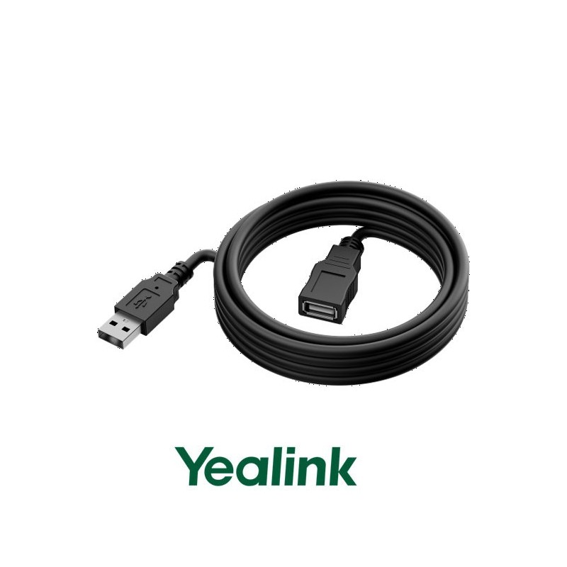 Yealink 2.5m USB2 cable, USB B a USB A
