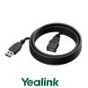 Yealink 2.5m USB2 cable, USB B a USB A