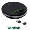Yealink speaker USB SP96. Integra 6 microfonos y altavoz de 65mm. AI Noise cancellation. Daisy Chain. With dongle.
