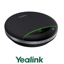 Yealink speaker USB SP96. Integra 6 microfonos y altavoz de 65mm. AI Noise cancellation. Daisy Chain. With dongle.