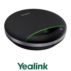 Yealink speaker USB SP96. Integra 6 microfonos y altavoz de 65mm. AI Noise cancellation. Daisy Chain
