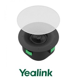 Yealink Ceiling Speaker CS10.  White Mesh Cover, Ceiling Tile Bridge,  Dust Cover. ncluding 2-year AMS