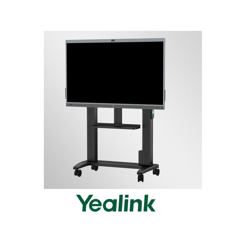 Motorized Floorstand for Yealink Display Devices.