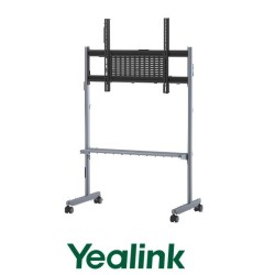 Floor  stand  for  Yealink  display  mounting  via  standard  VESA  holes. Holds  up  to  90kg(198lbs)  with  VESA  patterns  400x400mm  to  600x1000mm.