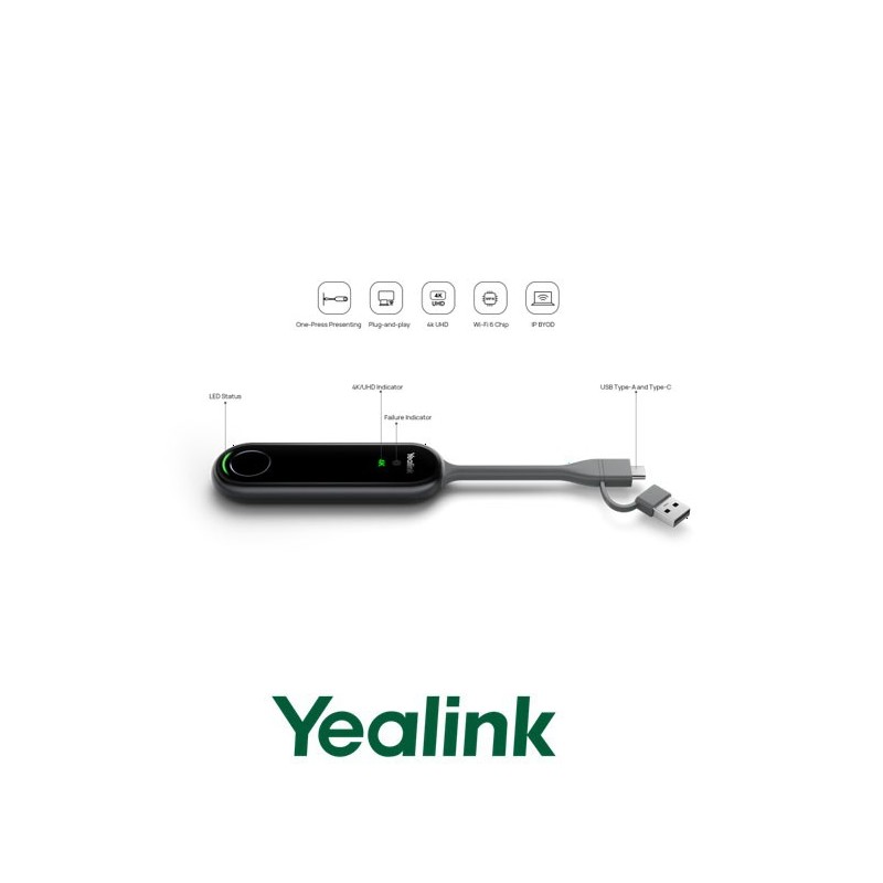 Yealink PA20 es su asistente de presentaciones BYOD IP 4K Ultra HD
