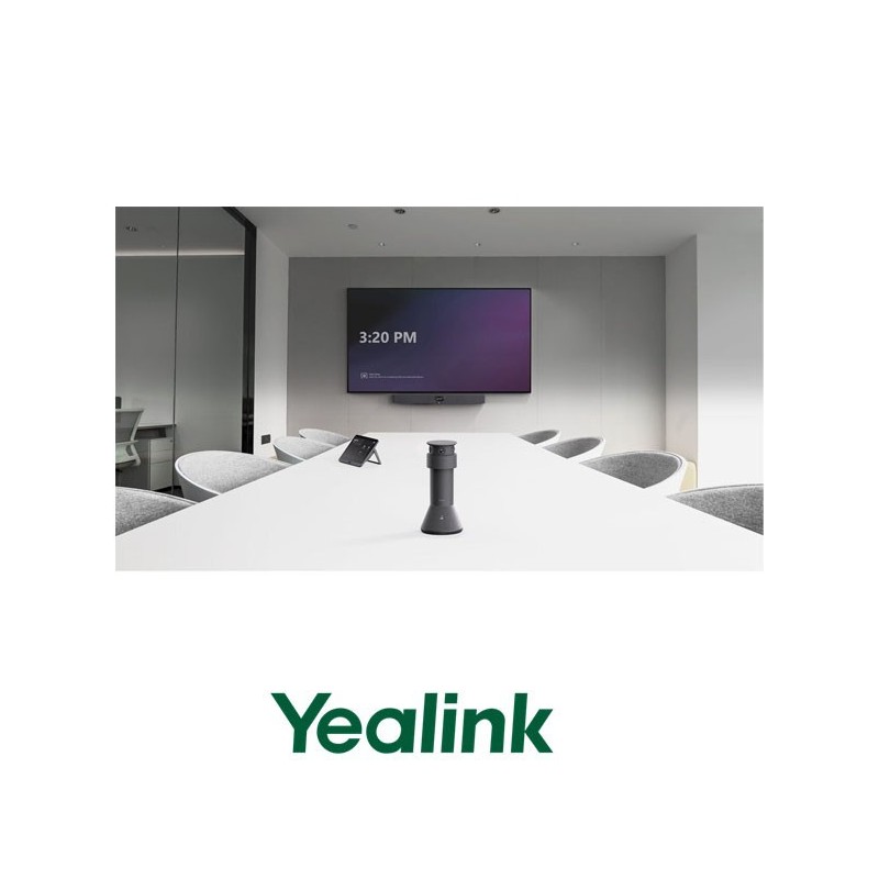 Yealink MTower  triple-eye  Intelligent  tabletop  camera.