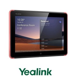 10 inch Android Yealink Scheduling Panel. For certified booking platforms: Space connect, Flowscape, Zoom,Microsoft, Gingco systems.