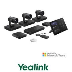 Yealink Native Microsoft Teams Rooms system for ProAV rooms. 3x SmartVision80, Yealink MCoreKit-C5,  AVHub multi-camera processor, MVC-BYOD-Extender. No Audio devices.