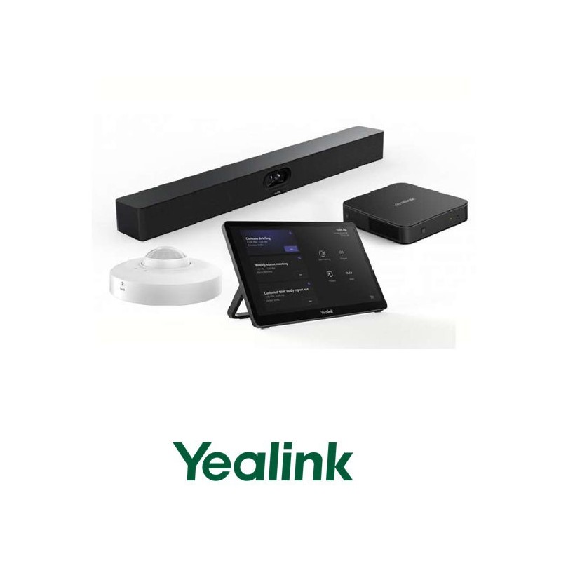 Yealink Teams Rooms system for Small to medium rooms. 1x SmartVision 40 Intellient AIO device, Yealink MCoreKit-C5, MTouch Plus and Room Sensor, Including 2-year hardware warranty.